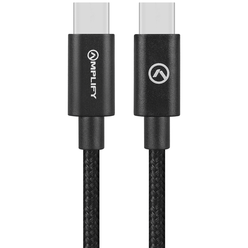 Amplify Amplify Linked Series USB-C to Type-C 60W Braided Cable 1.2m - Black