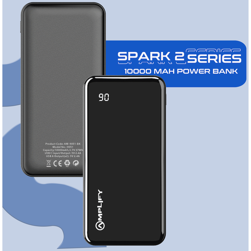 Amplify Amplify Spark 2 Series 10 000 mAh Power Bank - Black