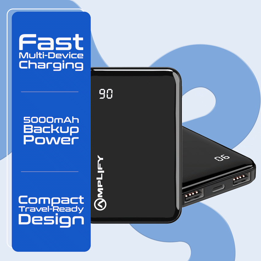 Amplify Amplify Spark 2 Series 5000 mAh Power Bank - Black