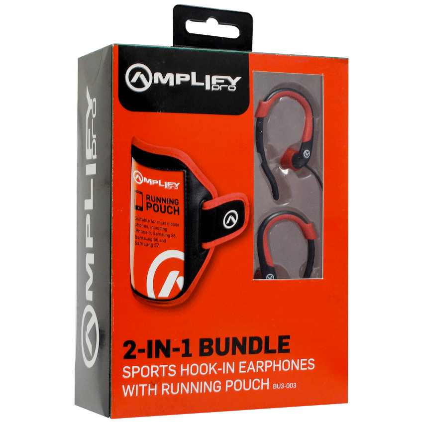 Amplify Audio Amplify 2-IN-1 Bundle Jogger series earphones with pouch