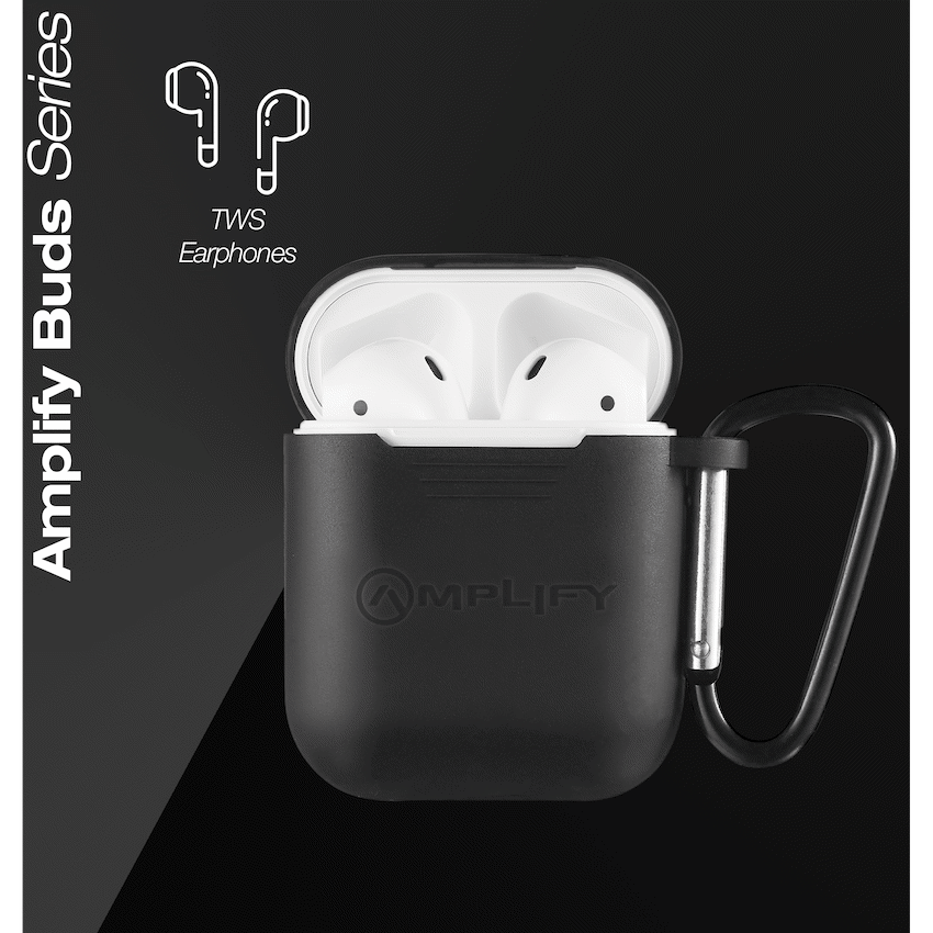 Amplify Audio Amplify Buds Series True Wireless Earphones with Silicone Accessories - Black