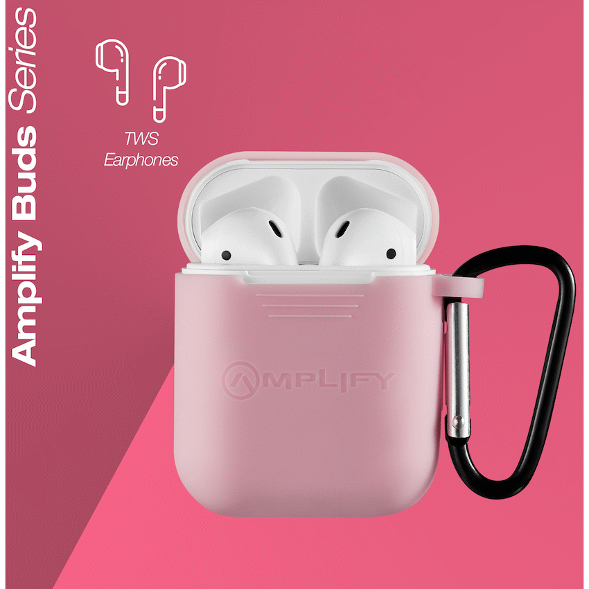 Amplify Audio Amplify Buds Series True Wireless Earphones with Silicone Accessories - Pink