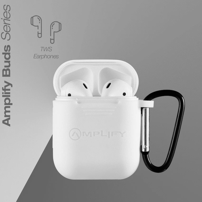 Amplify Audio Amplify Buds Series True Wireless Earphones with Silicone Accessories - White