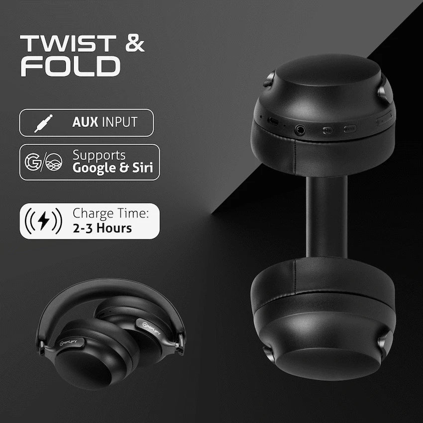 Amplify Audio Amplify Chorus 3 Bluetooth Wireless Headphones - Black