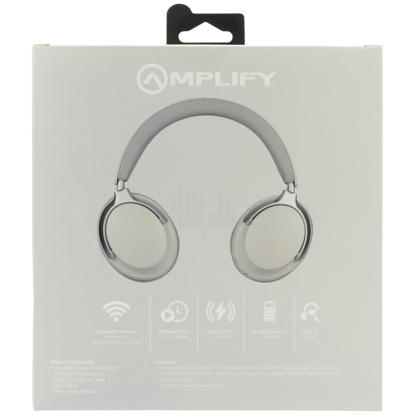 Amplify Audio Amplify Chorus 3 Bluetooth Wireless Headphones - Nude