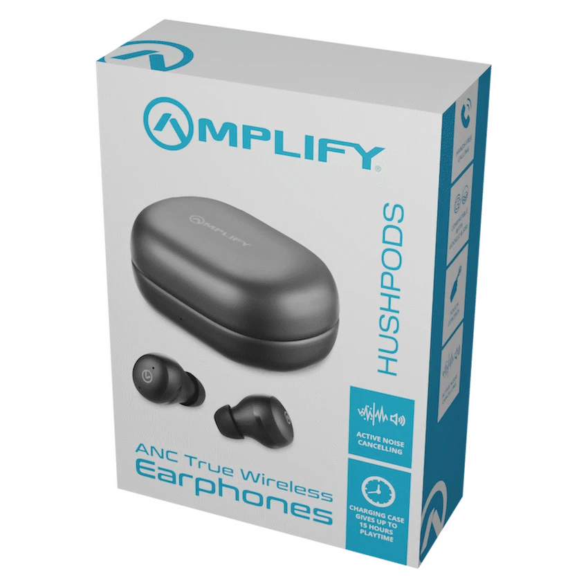 Amplify Audio Amplify HushPods - TWS Earphone with ANC - Black