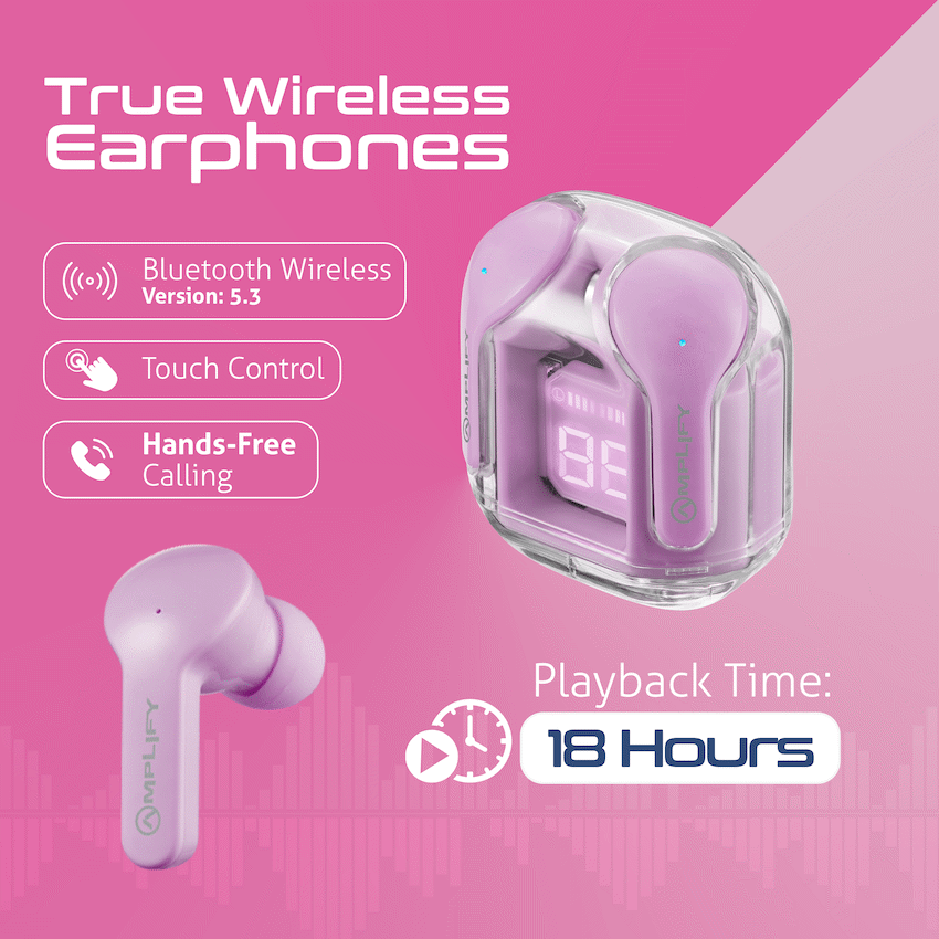 Amplify Audio Amplify Lumina Series TWS Earphones - Purple