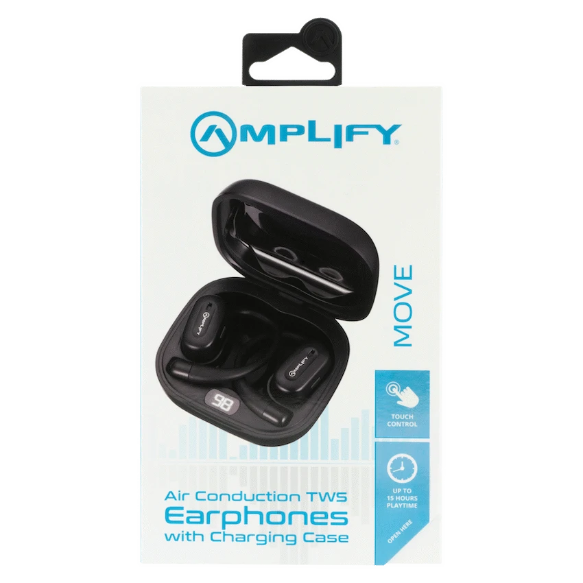 Amplify Audio Amplify Move Series Air Conduction TWS Earphones - Black