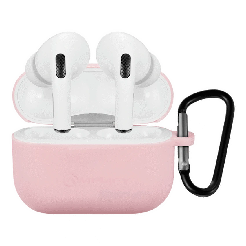 Amplify Audio Amplify Note X Series TWS Earphones - White Case + Pink Cover