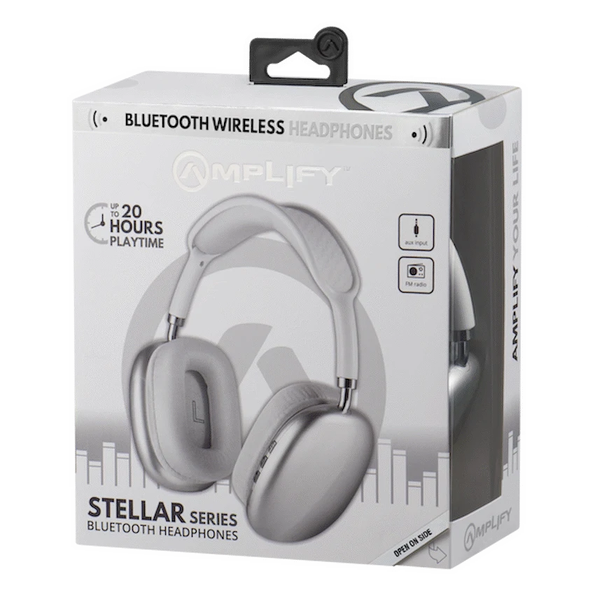 Amplify Audio Amplify Stellar Series Bluetooth Headphones - White