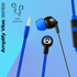 Amplify Audio Amplify Vibe Series Earphones with Mic - Black and Blue
