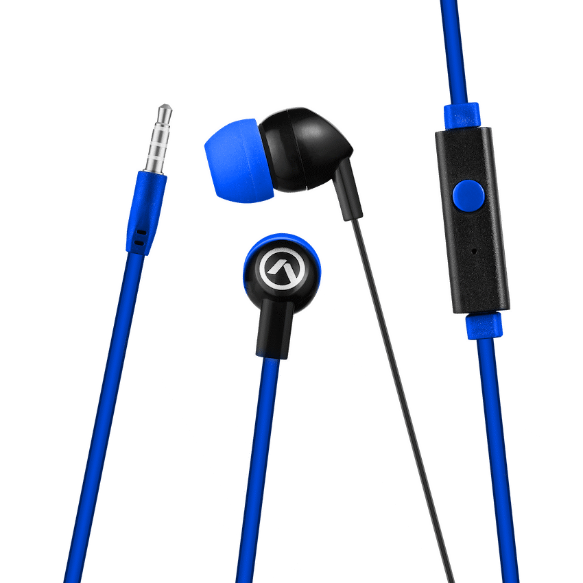 Amplify Audio Amplify Vibe Series Earphones with Mic - Black and Blue