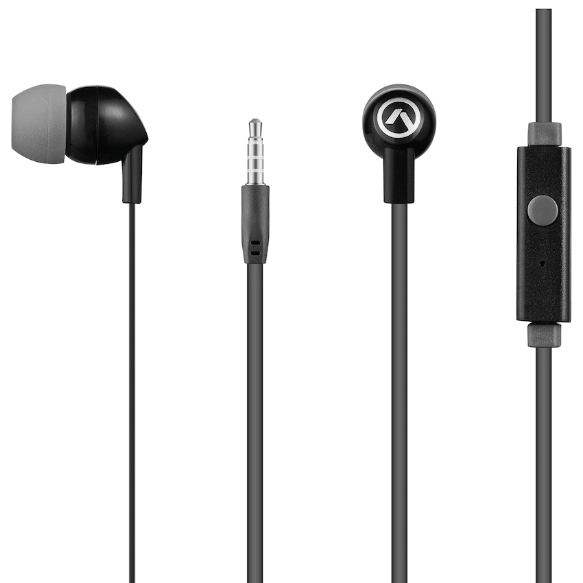 Amplify Audio Amplify Vibe Series Earphones with Mic - Black and Grey