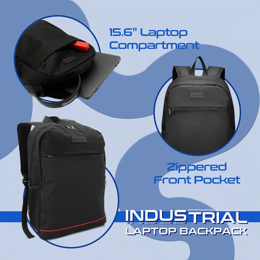 Amplify Bags Amplify Industrial 15.6"Laptop Backpack Black