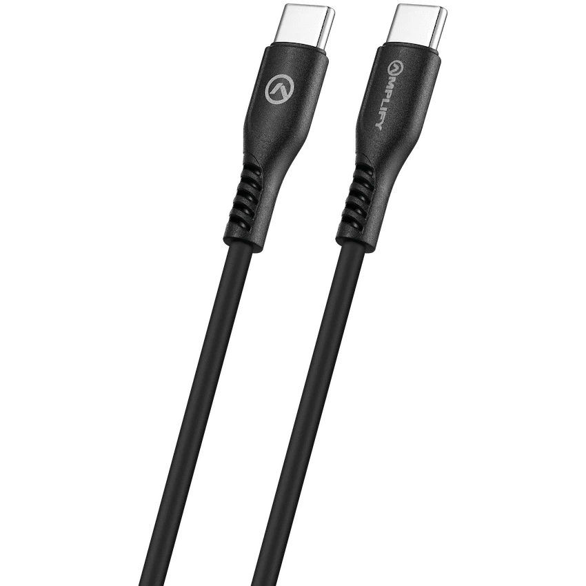 Amplify Mobile Accessories Amplify CoreCharge 1.2m USB-C to USB-C Cable - Black