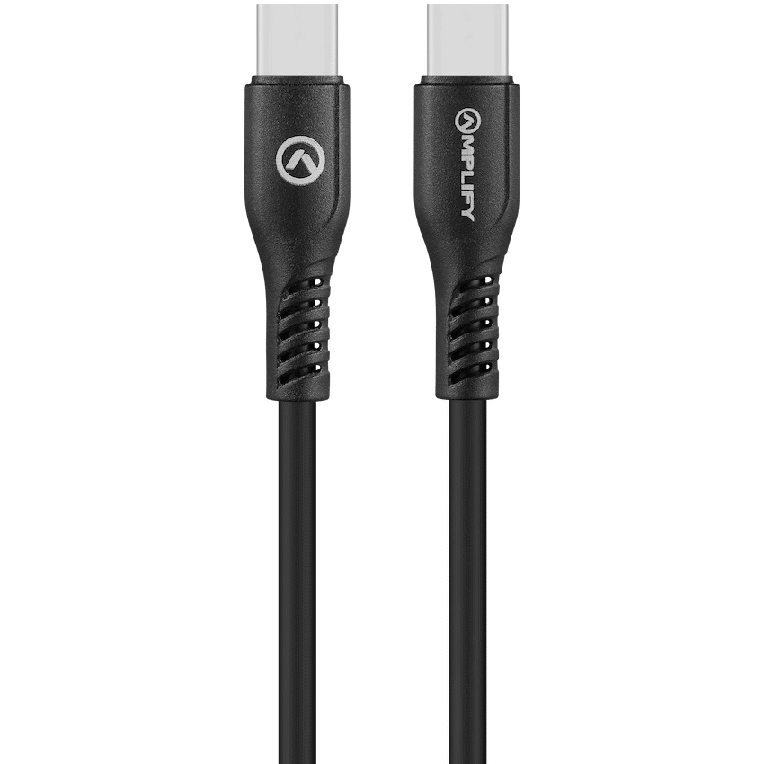 Amplify Mobile Accessories Amplify CoreCharge 1.2m USB-C to USB-C Cable - Black