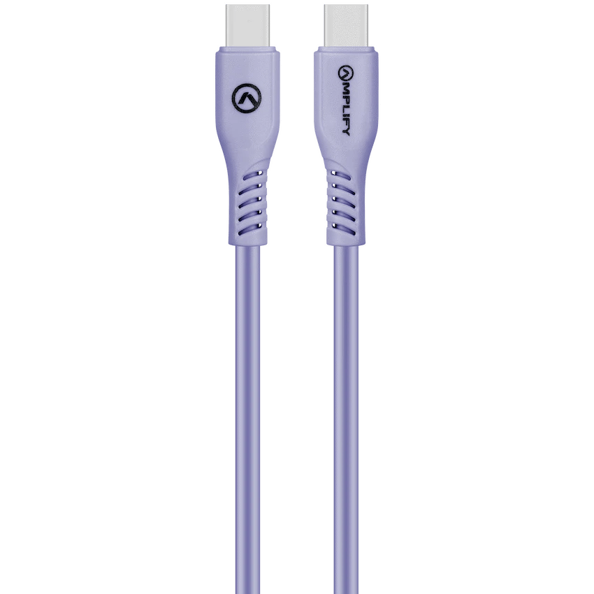 Amplify Mobile Accessories Amplify CoreCharge 1.2m USB-C to USB-C Cable - Lavender