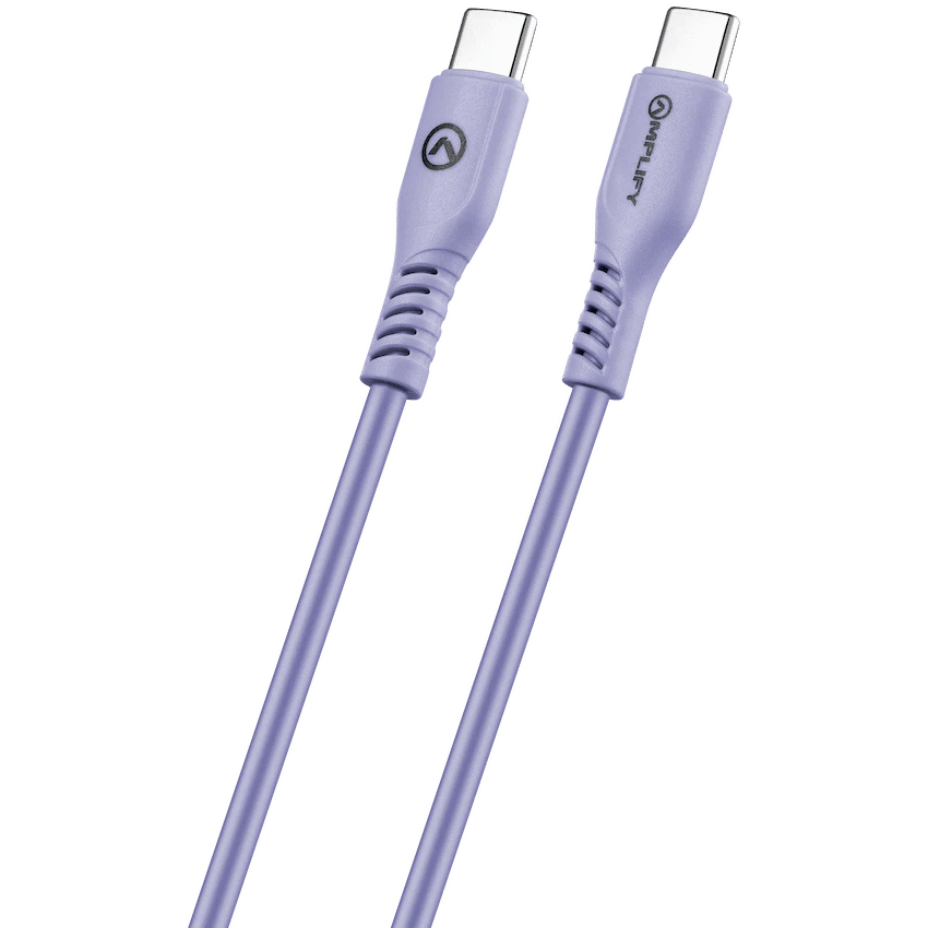 Amplify Mobile Accessories Amplify CoreCharge 1.2m USB-C to USB-C Cable - Lavender