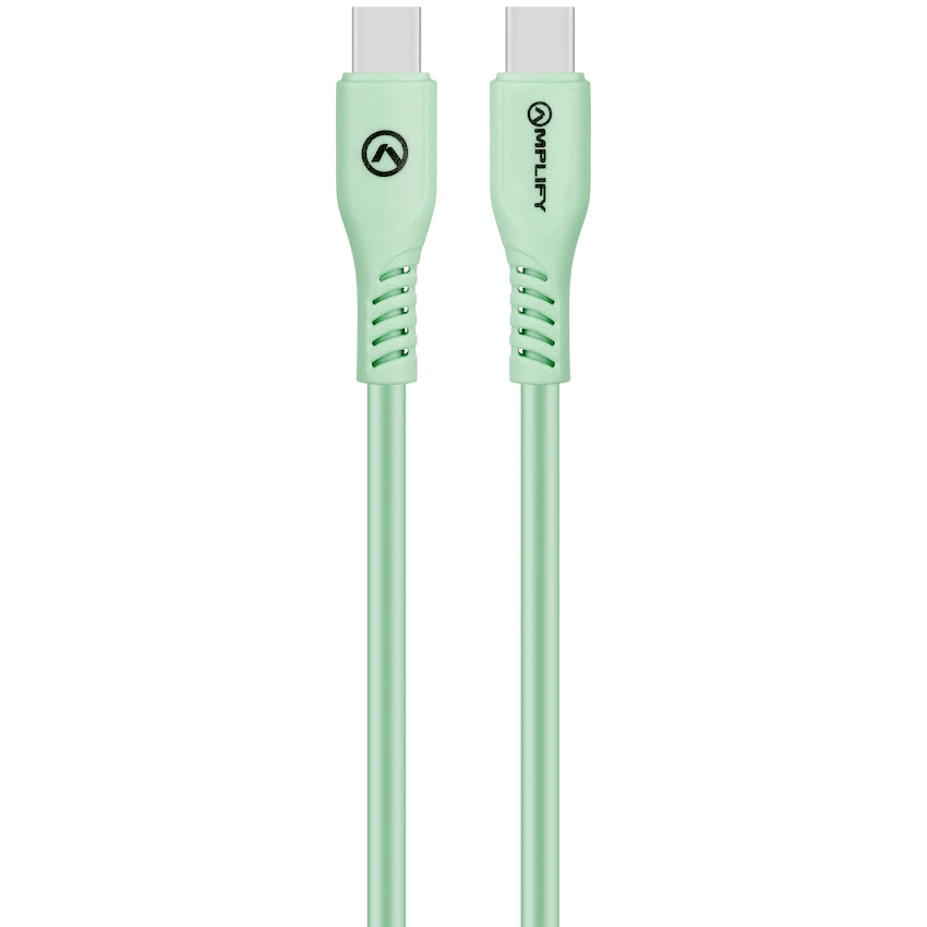 Amplify Mobile Accessories Amplify CoreCharge 1.2m USB-C to USB-C Cable - Teal