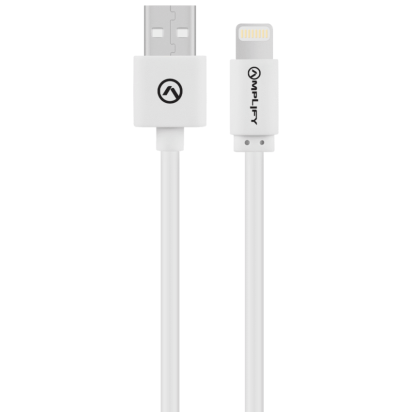 Amplify Mobile Accessories Amplify Lightning Charging Cable for iPhone & iPad - White