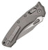 Microtech Amphibian RAM-LOK S/E Fluted Natural Clear Apocalyptic Part Serrated 137RL-11 APFLNC