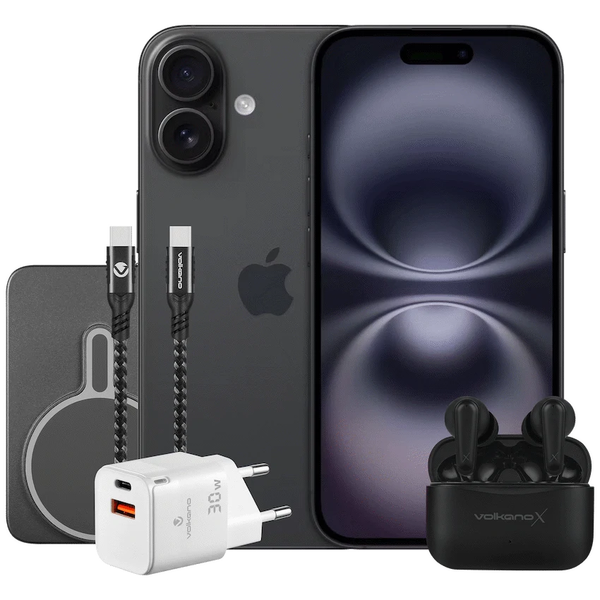 Apple IPHONE 16 128GB BLACK(Cellular Bundle)