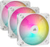 CORSAIR iCUE AR120 Digital RGB 120mm PWM Fan Triple Pack - White