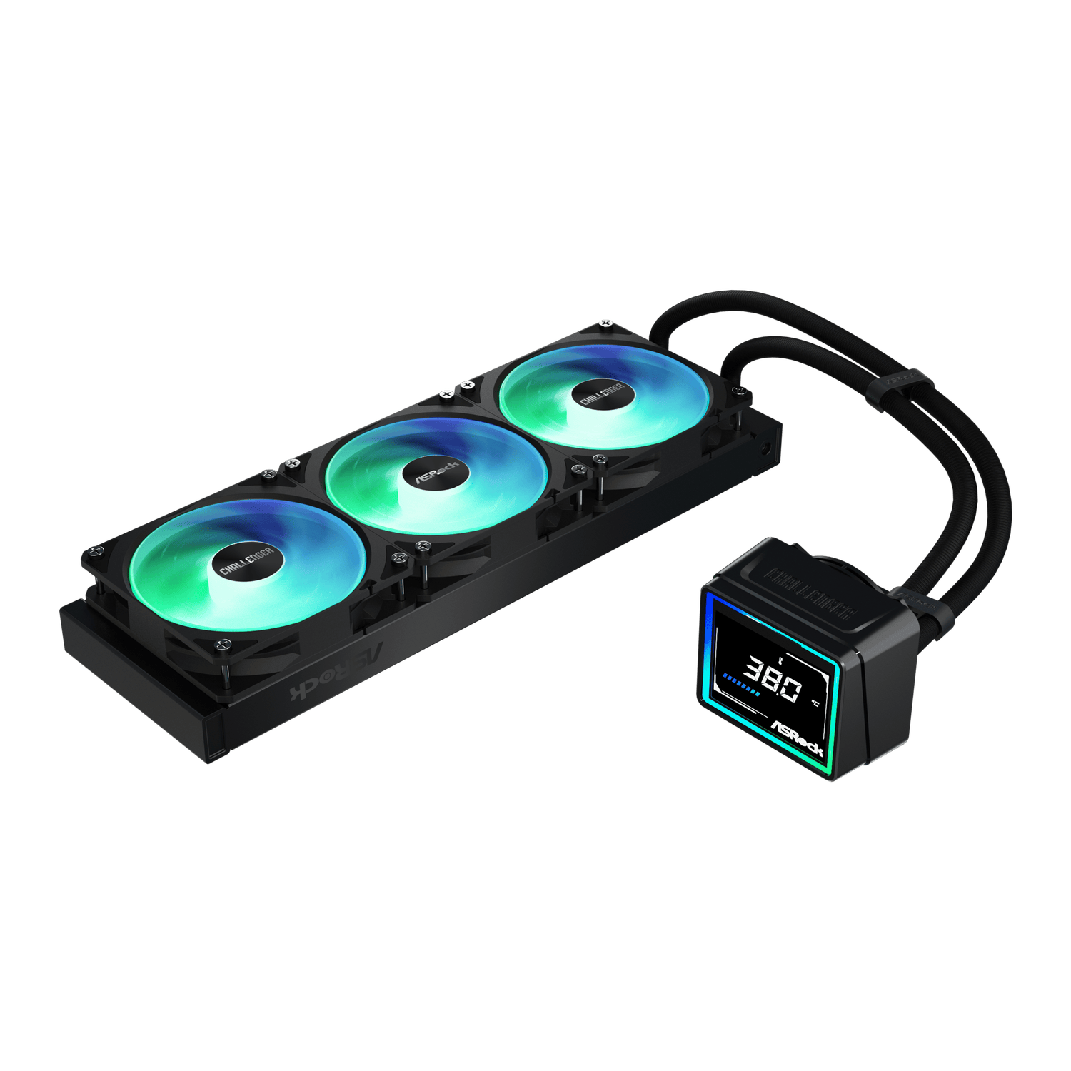 ASRock ASRock Challenger 360 Digital AIO Liquid Cooler - Black