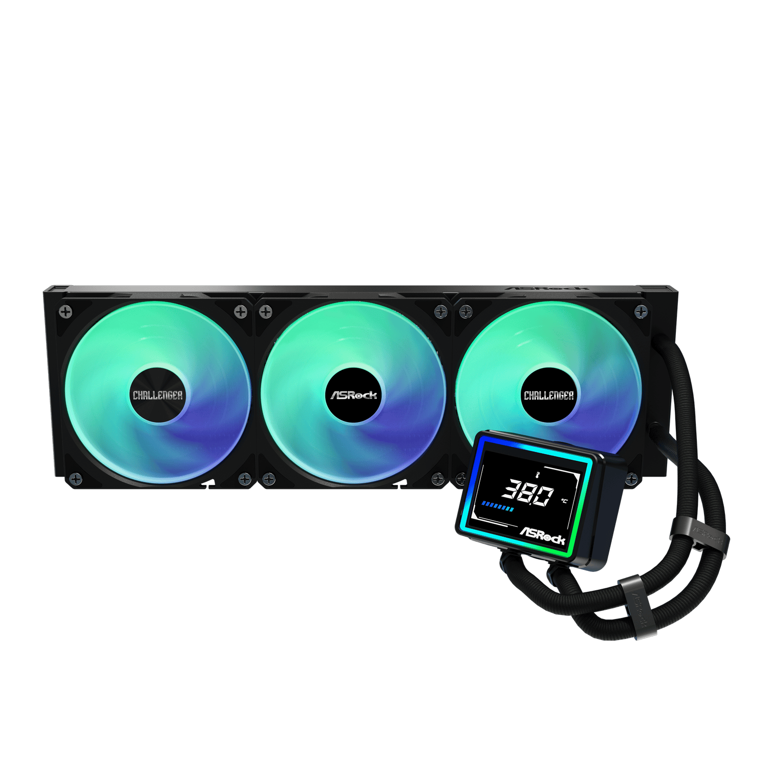ASRock ASRock Challenger 360 Digital AIO Liquid Cooler - Black