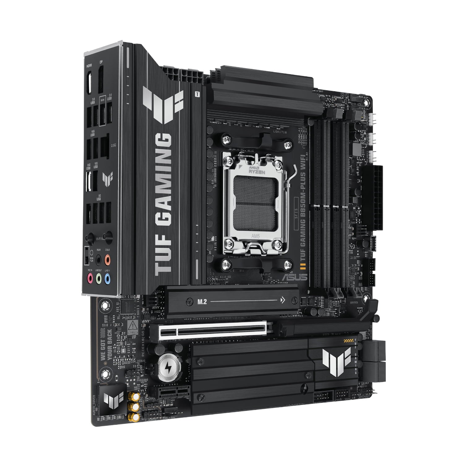 ASUS Asus TUF Gaming B850M-PLUS WIFI and Asus Prime LC 240 ARGB Liquid CPU Cooler Bundle