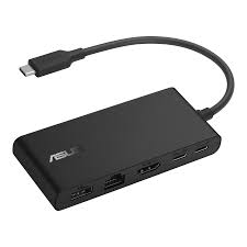 ASUS Consumer ASUS Dock|DC201|DUAL 4K|USB-C Dock|Up to 100w Power delivery|RJ45|Dual 4K 60 Hz (HDMI 2.1 + USB-C with DP 1.4)|Single display: 4