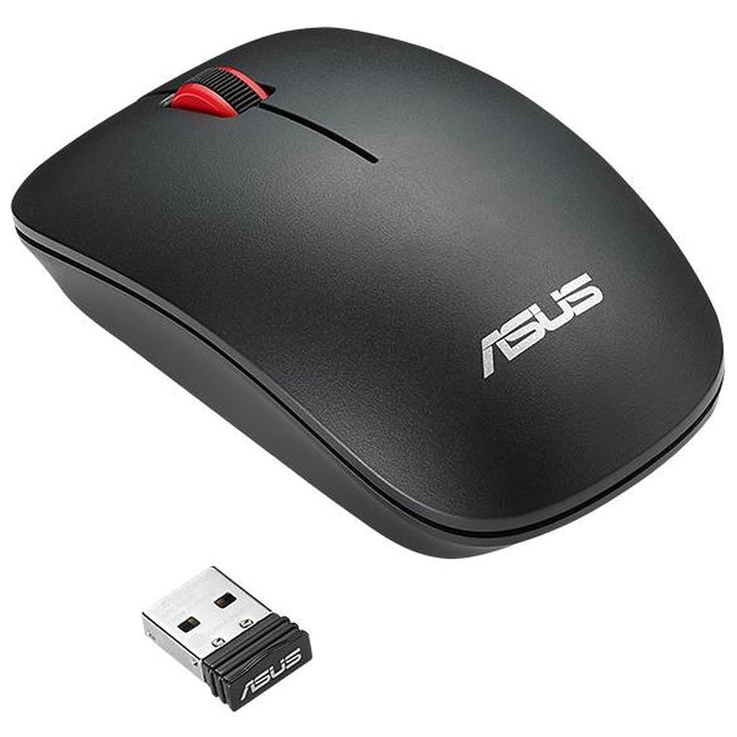 ASUS Consumer ASUS Mouse|WT300 mouse|Wireless RF 2.4 GHz|Matt Black_Red|1600 DPI