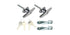 Autogear Canopy Lock T-Handle - 2Pc
