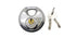 Autogear Disc Padlock With 2 X Keys