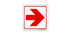Autogear Firemate Red Arrow Sign