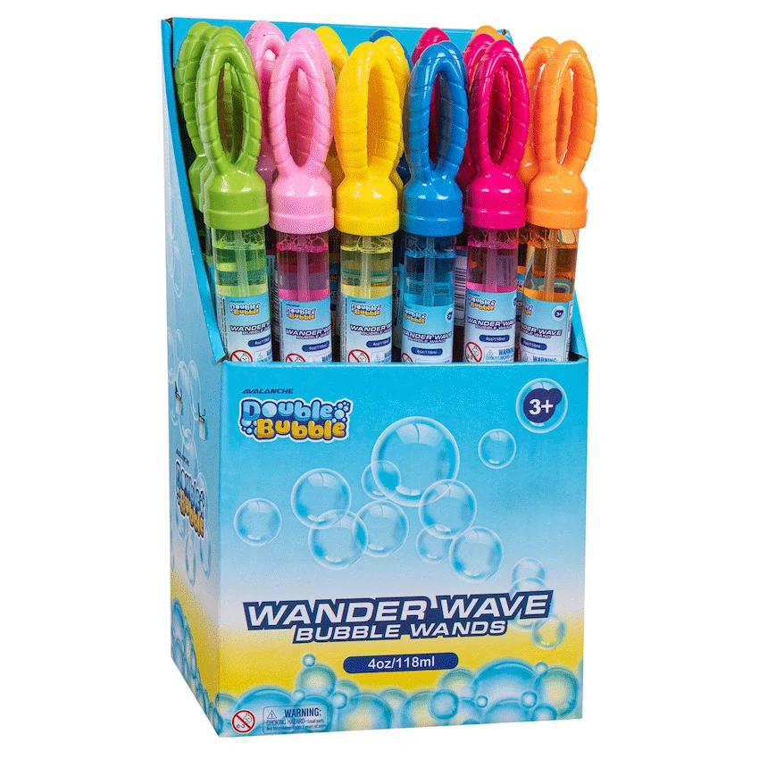 Avalanche Toys and games Avalanche Double Bubble - Wander Wave (To Be Ordered in Qty of 24)