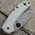 AWT Spyderco Native 5LW Scales - Aggressive Agent Series - Linerless - Anodized - Sniper Grey