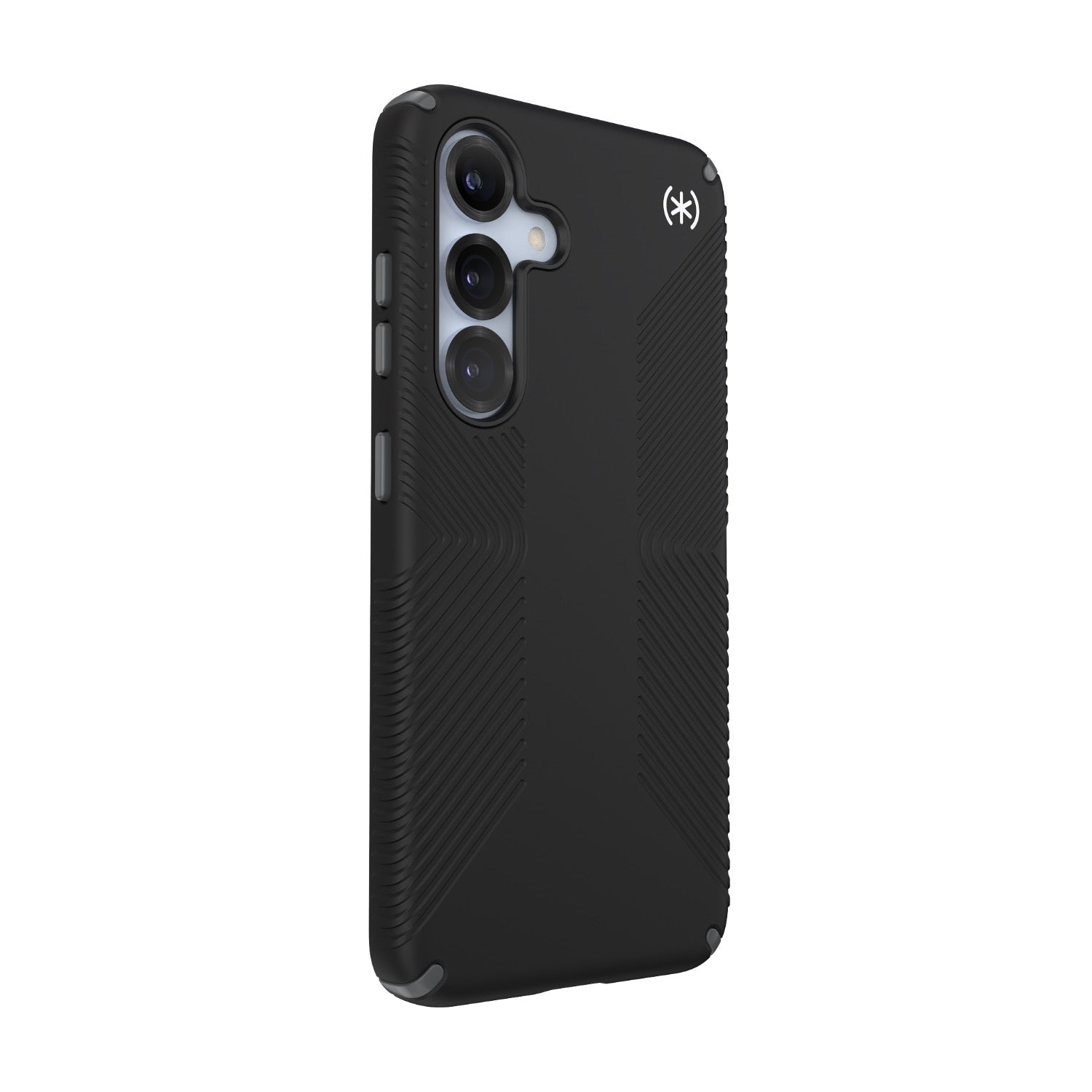 Speck Presidio2 Grip Case - Samsung Galaxy S25 - Black & Slate Grey