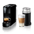 Nespresso Essenza Mini Coffee Machine with Aeroccino Milk Frother Bundle - Black - 90009465