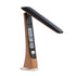 Snug LED Desk Lamp With Clock - Wood