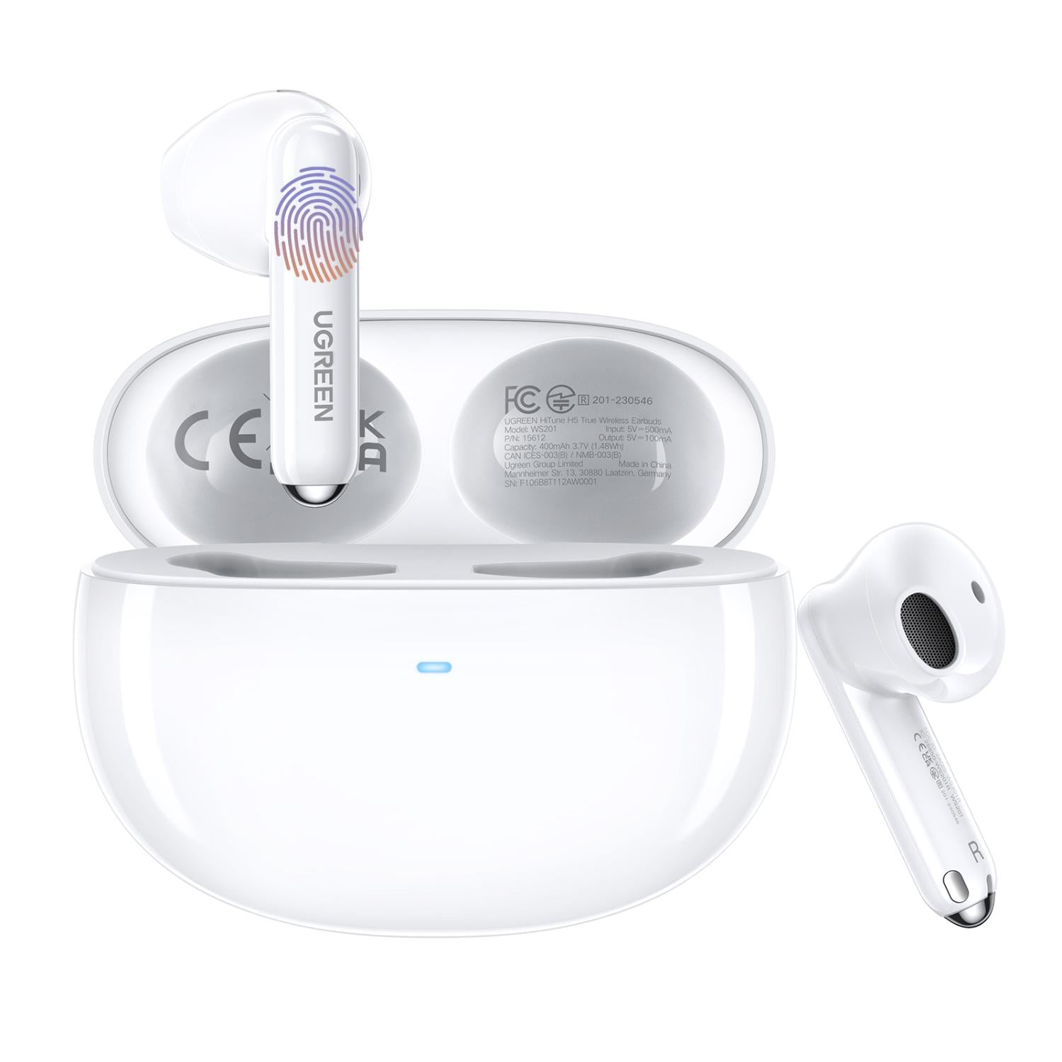 UGREEN HiTune H5 True Wireless Earbuds - White