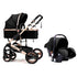 3 in 1 Belecoo OG Q3 Model Stroller & Car Seat Set with Nappy Bag
