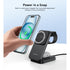 Choetech Fast Wireless 3 In 1 Magnetic Charging Stand T611-F 15W - Black