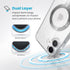 Speck Gemshell Grip MagSafe Case - Apple iPhone 16 Plus - Clear & Chrome