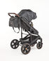 3 IN 1 Emerald Pu Leather Black On Black Plus Pu Nappy Bag