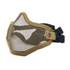 Tan Tactical Mesh Half BB Face Protection Mask - Color | Brown