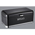 Deluxe Black Bread Bin With 3Pcs Canisters - CH727