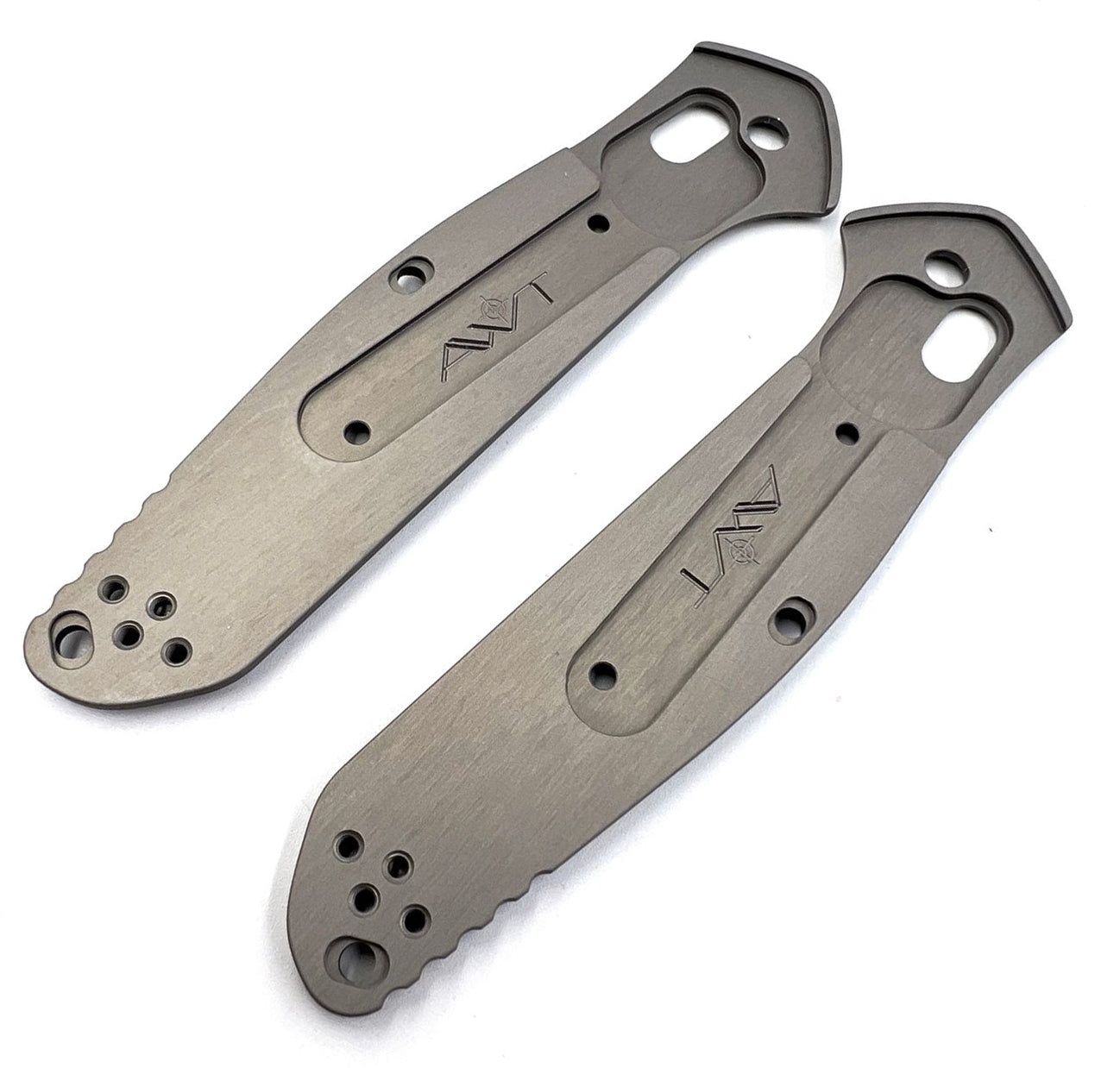 AWT Benchmade Osborne 940 Scales – Archon Milling - Sniper Grey Anodized