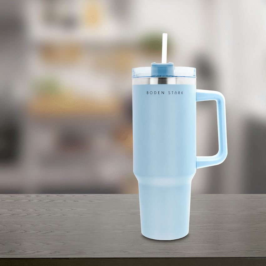 Boden Stark Kitchen and Home Boden Stark 1200ml Travel Mug - Blue