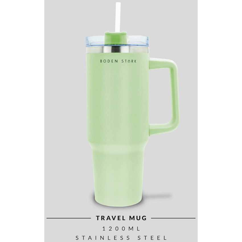 Boden Stark Kitchen and Home Boden Stark 1200ml Travel Mug Green